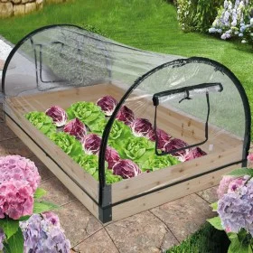 HI Greenhouse with wooden structure 120x80x50 cm by HI, Greenhouses - Ref: Foro24-423921, Price: 46,32 €, Discount: %