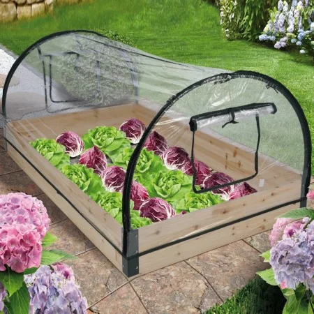 HI Greenhouse with wooden structure 120x80x50 cm by HI, Greenhouses - Ref: Foro24-423921, Price: 46,32 €, Discount: %