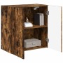 Mueble de TV Montado en la Pared Roble ahumado en Muebles TV | Comprar online en Foro24