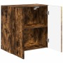 Mueble de TV Montado en la Pared Roble ahumado en Muebles TV | Comprar online en Foro24