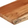 Rectangular wall shelf acacia wood live edge 70x30x3.8 cm by , Shelves and shelves - Ref: Foro24-370285, Price: 44,71 €, Disc...