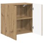 Mueble de TV Montado en la Pared Roble artesanal en Muebles TV | Comprar online en Foro24