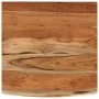 Solid acacia wood square board with live edge 80x80x2.5 cm by , Desk accessories and products - Ref: Foro24-370266, Price: 10...