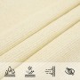 Toldo de vela crema HDPE 160 g/m² 3x3x3 m