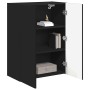 Mueble de TV Montado en la Pared Negro 59,5 x 31 x 80 cm en Muebles TV | Comprar online en Foro24