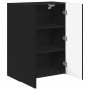 Mueble de TV Montado en la Pared Negro 59,5 x 31 x 80 cm en Muebles TV | Comprar online en Foro24