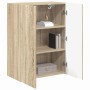 Mueble de TV Montado en la Pared Roble Sonoma 59,5 x 31 x 80 cm en Muebles TV | Comprar online en Foro24