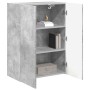 Mueble de TV Montado en la Pared Gris Concreto en Muebles TV | Comprar online en Foro24