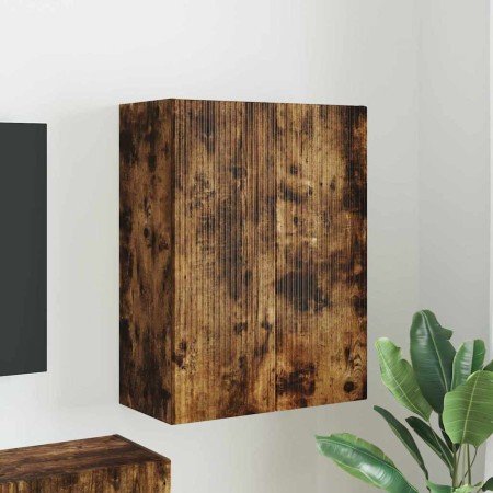 Mueble de TV Montado en la Pared Roble ahumado en Muebles TV | Comprar online en Foro24