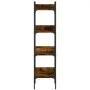 Bookcase with 4 smoked oak wood shelves 35x30x138.5 cm by , Bookcases and shelves - Ref: Foro24-838850, Price: 43,56 €, Disco...