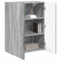 Mueble de TV Montado en la Pared Gris Sonoma 59,5 x 31 x 80 cm en Muebles TV | Comprar online en Foro24