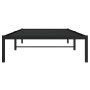 Black metal bed frame 107x203 cm by , Beds and slatted bases - Ref: Foro24-373651, Price: 60,73 €, Discount: %