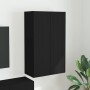 Mueble de TV Montado en la Pared Negro 59,5 x 31 x 100 cm en Muebles TV | Comprar online en Foro24