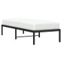 Schwarzer Metallbettrahmen 75x190 cm von , Betten und Lattenroste - Ref: Foro24-373645, Preis: 58,50 €, Rabatt: %