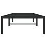 Schwarzer Metallbettrahmen 75x190 cm von , Betten und Lattenroste - Ref: Foro24-373645, Preis: 58,50 €, Rabatt: %