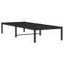 Estructura de cama metal negro 75x190 cm