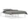 Bettgestell aus weißem Metall, 120 x 190 cm von , Betten und Lattenroste - Ref: Foro24-373670, Preis: 86,16 €, Rabatt: %