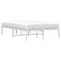 Bettgestell aus weißem Metall, 120 x 190 cm von , Betten und Lattenroste - Ref: Foro24-373670, Preis: 86,16 €, Rabatt: %