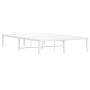 Bettgestell aus weißem Metall, 120 x 190 cm von , Betten und Lattenroste - Ref: Foro24-373670, Preis: 86,16 €, Rabatt: %