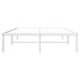 Bettgestell aus weißem Metall, 120 x 190 cm von , Betten und Lattenroste - Ref: Foro24-373670, Preis: 86,16 €, Rabatt: %