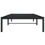 Estructura de cama de metal negro 90x190 cm de , Camas y somieres - Ref: Foro24-373647, Precio: 63,42 €, Descuento: %