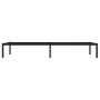 Black metal bed frame 90x190 cm by , Beds and slatted bases - Ref: Foro24-373647, Price: 61,24 €, Discount: %