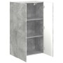 Mueble de TV Montado en la Pared Gris Concreto en Muebles TV | Comprar online en Foro24