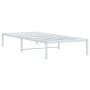 Bettgestell aus weißem Metall, 90 x 200 cm von , Betten und Lattenroste - Ref: Foro24-373666, Preis: 58,36 €, Rabatt: %
