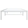 White metal bed frame 90x200 cm by , Beds and slatted bases - Ref: Foro24-373666, Price: 57,46 €, Discount: %