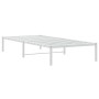 Bettgestell aus weißem Metall, 90 x 200 cm von , Betten und Lattenroste - Ref: Foro24-373666, Preis: 58,36 €, Rabatt: %