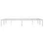White metal bed frame 135x190 cm by , Beds and slatted bases - Ref: Foro24-373672, Price: 85,03 €, Discount: %