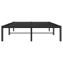 Estructura de cama de metal negro 120x200 cm de , Camas y somieres - Ref: Foro24-373653, Precio: 103,37 €, Descuento: %