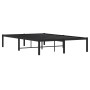 Estructura de cama de metal negro 120x200 cm de , Camas y somieres - Ref: Foro24-373653, Precio: 103,37 €, Descuento: %
