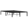 Schwarzer Metallbettrahmen 120x200 cm von , Betten und Lattenroste - Ref: Foro24-373653, Preis: 101,42 €, Rabatt: %