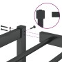 Estructura de cama de metal negro 120x200 cm de , Camas y somieres - Ref: Foro24-373653, Precio: 103,37 €, Descuento: %