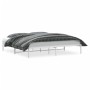Bettgestell aus weißem Metall, 193 x 203 cm von , Betten und Lattenroste - Ref: Foro24-373679, Preis: 92,78 €, Rabatt: %