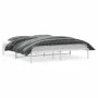 Estructura de cama de metal blanco 193x203 cm de , Camas y somieres - Ref: Foro24-373679, Precio: 91,37 €, Descuento: %