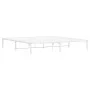Estructura de cama de metal blanco 193x203 cm de , Camas y somieres - Ref: Foro24-373679, Precio: 91,37 €, Descuento: %