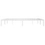 Bettgestell aus weißem Metall, 193 x 203 cm von , Betten und Lattenroste - Ref: Foro24-373679, Preis: 92,78 €, Rabatt: %