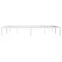 Estructura de cama de metal blanco 193x203 cm de , Camas y somieres - Ref: Foro24-373679, Precio: 91,37 €, Descuento: %