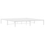 Bettgestell aus weißem Metall, 193 x 203 cm von , Betten und Lattenroste - Ref: Foro24-373679, Preis: 92,78 €, Rabatt: %