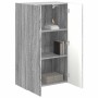 Mueble de TV Montado en la Pared Gris Sonoma 59,5 x 31 x 100 cm en Muebles TV | Comprar online en Foro24