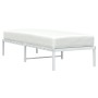 Bettgestell aus weißem Metall, 80 x 200 cm von , Betten und Lattenroste - Ref: Foro24-373664, Preis: 62,12 €, Rabatt: %