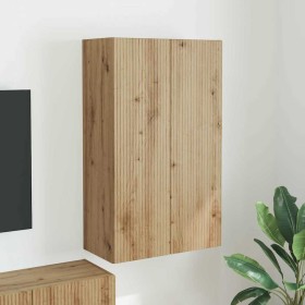 Mueble de TV Montado en la Pared Roble artesanal en Muebles TV | Comprar online en Foro24