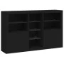 Sideboard with LED lights black 162x37x100 cm by , Sideboards - Ref: Foro24-3209171, Price: 224,76 €, Discount: %