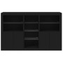 Sideboard with LED lights black 162x37x100 cm by , Sideboards - Ref: Foro24-3209171, Price: 215,20 €, Discount: %