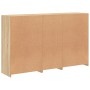 Sideboard with LED lights Sonoma oak 162x37x100 cm by , Sideboards - Ref: Foro24-3209144, Price: 212,84 €, Discount: %