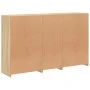 Sideboard with LED lights Sonoma oak 162x37x100 cm by , Sideboards - Ref: Foro24-3209144, Price: 221,09 €, Discount: %