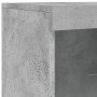 Concrete gray sideboard with LED lights 162x37x100 cm by , Sideboards - Ref: Foro24-3209173, Price: 197,35 €, Discount: %