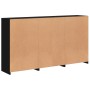 Sideboard with LED lights black 181.5x37x100 cm by , Sideboards - Ref: Foro24-3209178, Price: 220,28 €, Discount: %